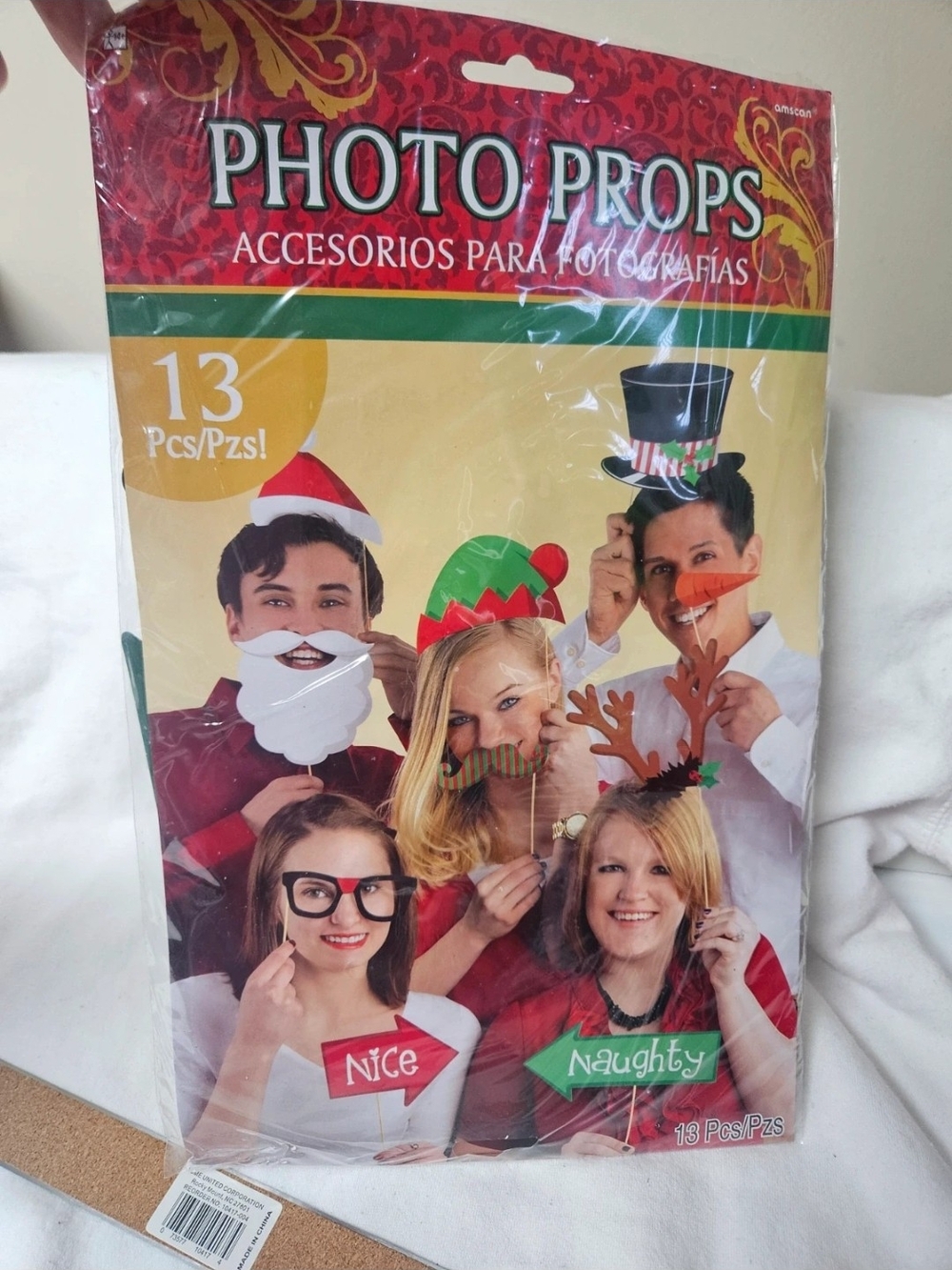 Holiday Party Photo Booth Kit - Red/Green